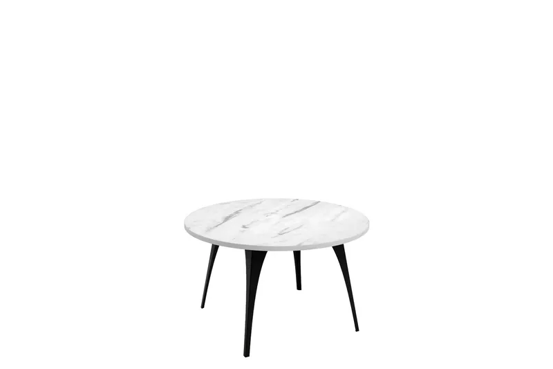 Sayumi Sofabord 75 cm, Svart/Lys grå