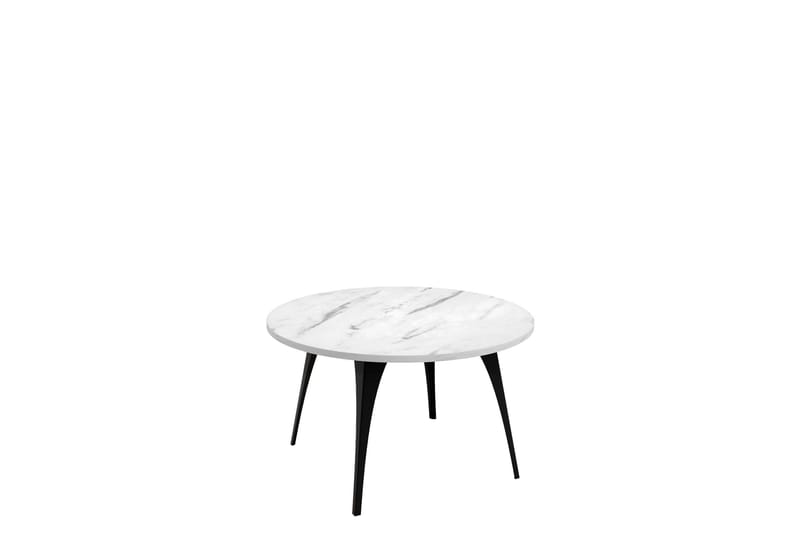 Sayumi Sofabord 75 cm, Svart/Lys grå