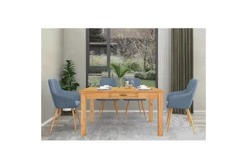 Selma Spisebord Rektangulær 140x80 cm - Brun - Møbler - Bord - Spisebord & kjøkkenbord