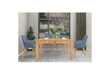 Selma Spisebord Rektangulær 140x80 cm - Brun - Møbler - Bord - Spisebord & kjøkkenbord