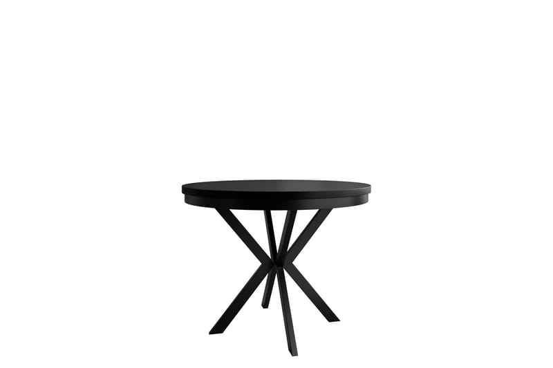 Sereth Matbord 100 cm Rund - Svart - Møbler - Bord - Spisebord & kjøkkenbord