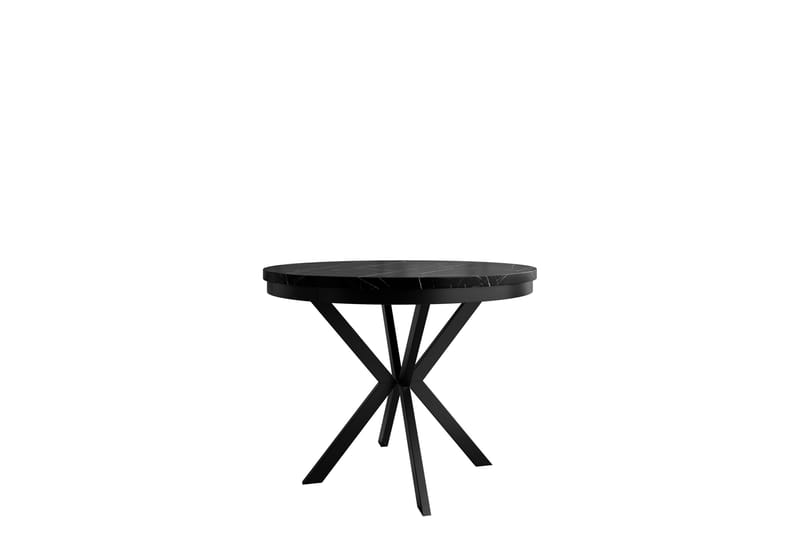 Sereth Matbord 120 cm Rund, Svart