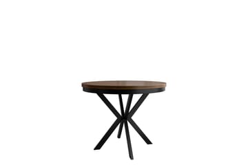Sereth Matbord 90 cm Rund - Brun/Svart - Møbler - Bord - Spisebord & kjøkkenbord