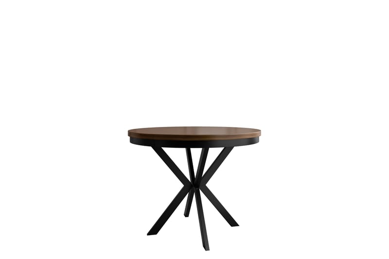Sereth Matbord 90 cm Rund - Brun/Svart - Møbler - Bord - Spisebord & kjøkkenbord
