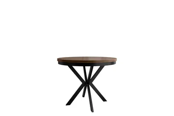 Sereth Matbord 90 cm Rund - Brun/Svart - Møbler - Bord - Spisebord & kjøkkenbord