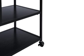 Hermes Rullebord 86 cm - Svart - Møbler - Bord - Serveringsvogn & serveringsbord - Trillebord & Serveringsbord