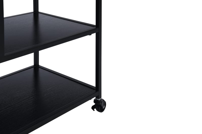 Hermes Rullebord 86 cm - Svart - Møbler - Bord - Serveringsvogn & serveringsbord - Trillebord & Serveringsbord