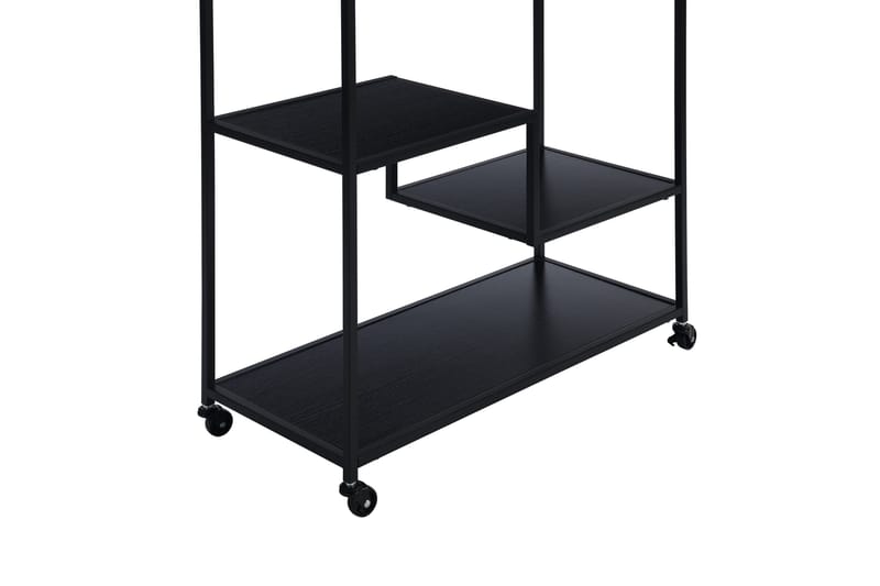 Hermes Rullebord 86 cm - Svart - Møbler - Bord - Serveringsvogn & serveringsbord - Trillebord & Serveringsbord