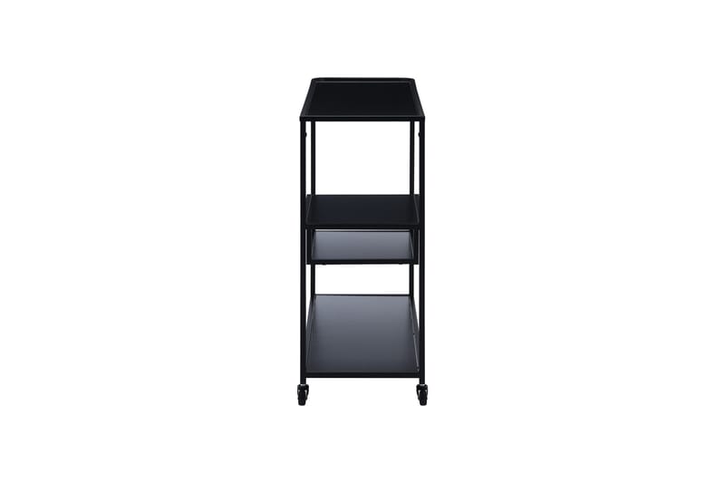 Hermes Rullebord 86 cm - Svart - Møbler - Bord - Serveringsvogn & serveringsbord - Trillebord & Serveringsbord