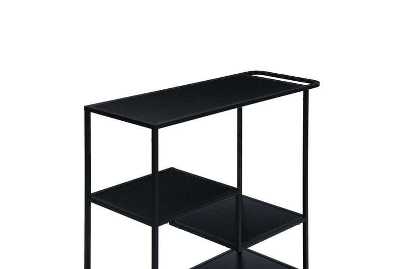 Hermes Rullebord 86 cm - Svart - Møbler - Bord - Serveringsvogn & serveringsbord - Trillebord & Serveringsbord