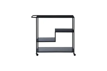 Hermes Rullebord 86 cm - Svart - Møbler - Bord - Serveringsvogn & serveringsbord - Trillebord & Serveringsbord