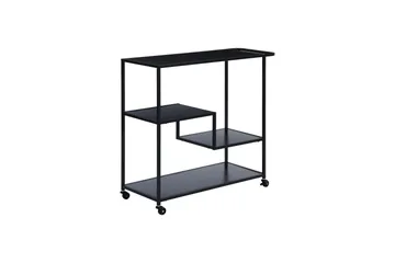 Hermes Rullebord 86 cm - Svart - Møbler - Bord - Serveringsvogn & serveringsbord - Trillebord & Serveringsbord