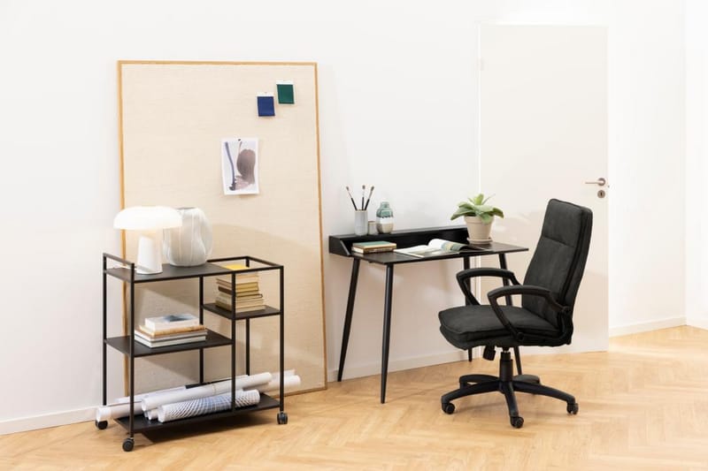 Crabtree Serveringsvogn 78x40 cm - Svart - Møbler - Bord - Serveringsvogn & serveringsbord - Trillebord & Serveringsbord