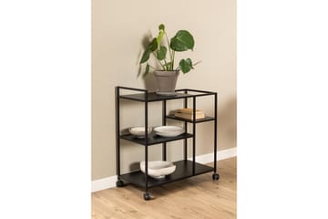 Crabtree Serveringsvogn 78x40 cm - Svart - Møbler - Bord - Serveringsvogn & serveringsbord - Trillebord & Serveringsbord