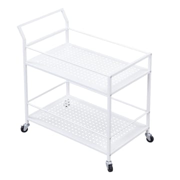 Fenino serveringsvogn 79 cm - Matt hvit - Møbler - Bord - Serveringsvogn & serveringsbord - Trillebord & Serveringsbord