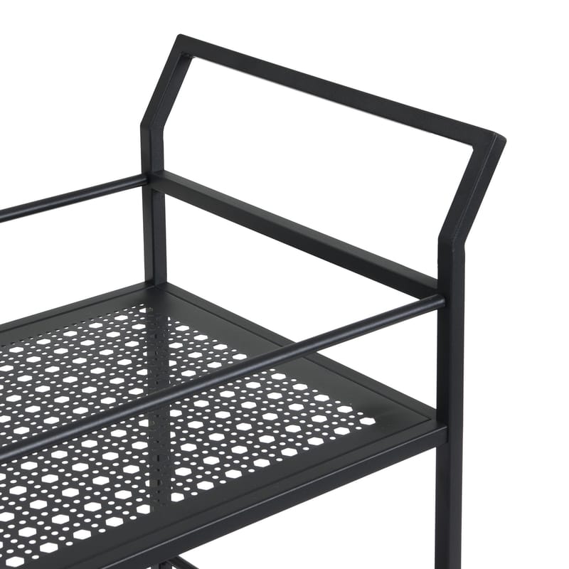 Fenino serveringsvogn 79 cm - Matt svart - Møbler - Bord - Serveringsvogn & serveringsbord - Trillebord & Serveringsbord