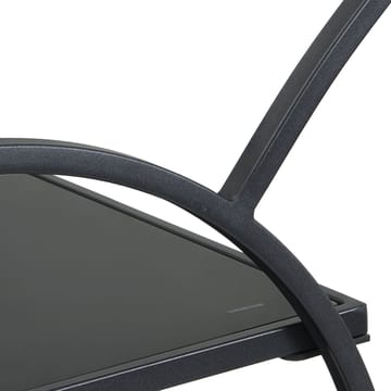 Galira serveringsvogn 46 cm - Matt svart med svart speilglass - Møbler - Bord - Serveringsvogn & serveringsbord - Trillebord & Serveringsbord