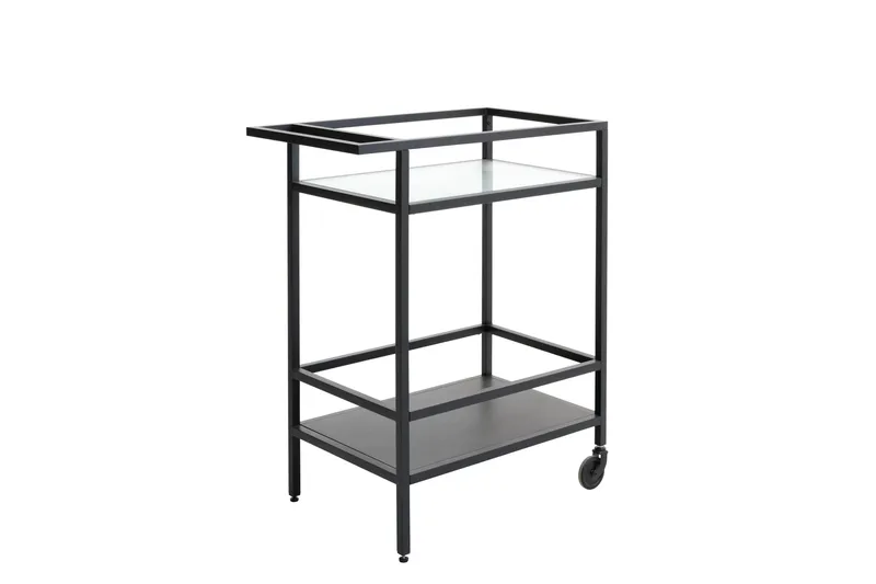 Gunnolf Drikkevogn 70x42 cm Rektangulært, Svart