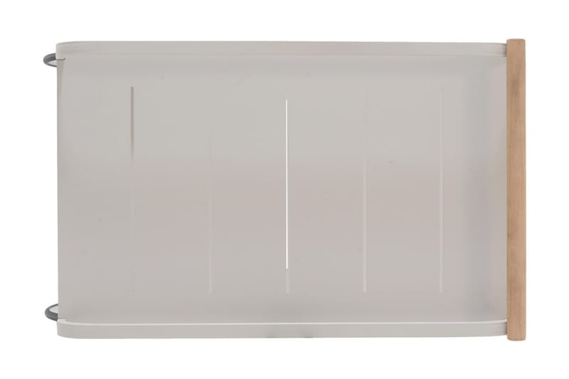 Rullebord Portals 92 cm - Hvit/Tre - Trillebord & Serveringsbord - Rullevogn, rullebord & serveringsbord