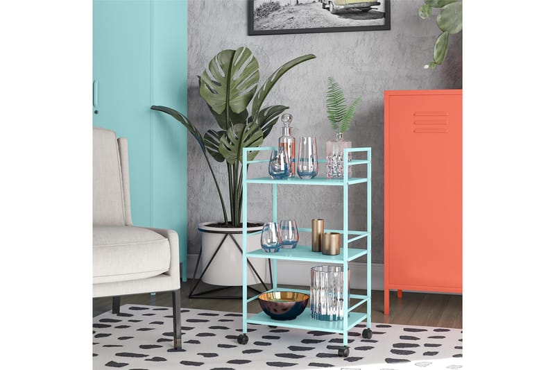 CacHe Drinkvogn 43x29 cm Mint - Novogratz - Møbler - Bord - Serveringsvogn & serveringsbord - Rullevogn, rullebord & serveringsbord