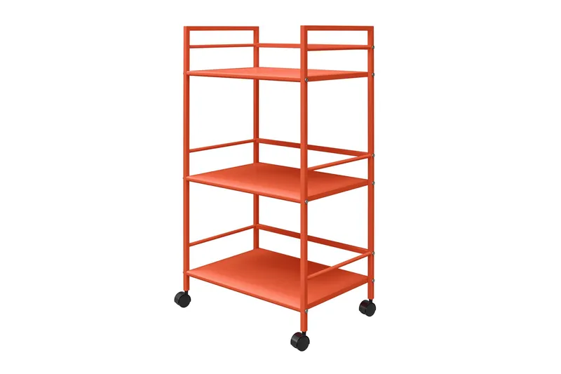 CacHe Drinkvogn 43x29 cm Oransje - Novogratz - Møbler - Bord - Serveringsvogn & serveringsbord - Rullevogn, rullebord & serveringsbord