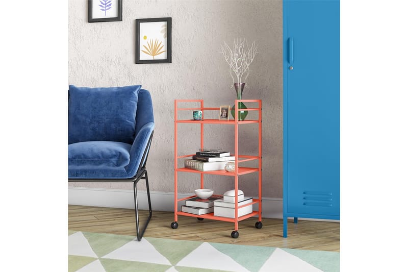 CacHe Drinkvogn 43x29 cm Oransje - Novogratz - Møbler - Bord - Serveringsvogn & serveringsbord - Rullevogn, rullebord & serveringsbord