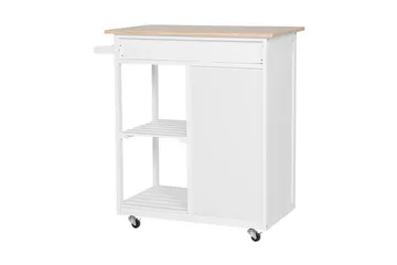 Heres Serveringsbord - Hvit - Møbler - Bord - Serveringsvogn & serveringsbord - Rullevogn, rullebord & serveringsbord