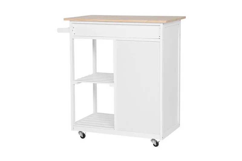 Heres Serveringsbord - Hvit - Møbler - Bord - Serveringsvogn & serveringsbord - Rullevogn, rullebord & serveringsbord