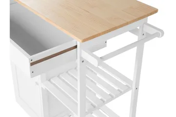 Heres Serveringsbord - Hvit - Møbler - Bord - Serveringsvogn & serveringsbord - Rullevogn, rullebord & serveringsbord