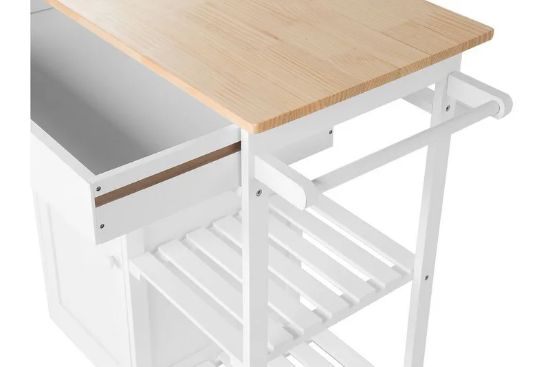 Heres Serveringsbord - Hvit - Møbler - Bord - Serveringsvogn & serveringsbord - Rullevogn, rullebord & serveringsbord