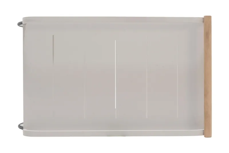 Portals Rullebord 92 cm - Hvit/Tre - Møbler - Bord - Serveringsvogn & serveringsbord - Rullevogn, rullebord & serveringsbord