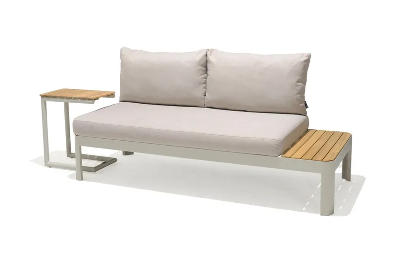 Portals Rullebord 92 cm - Hvit/Tre - Møbler - Bord - Serveringsvogn & serveringsbord - Rullevogn, rullebord & serveringsbord