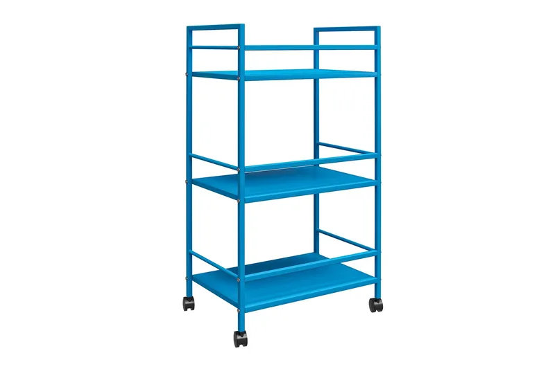 CacHe Drinkvogn 43x29 cm Blå - Novogratz - Møbler - Bord - Serveringsvogn & serveringsbord - Trillebord & Serveringsbord