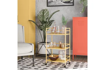 CacHe Drinkvogn 43x29 cm Gul - Novogratz - Møbler - Bord - Serveringsvogn & serveringsbord - Trillebord & Serveringsbord