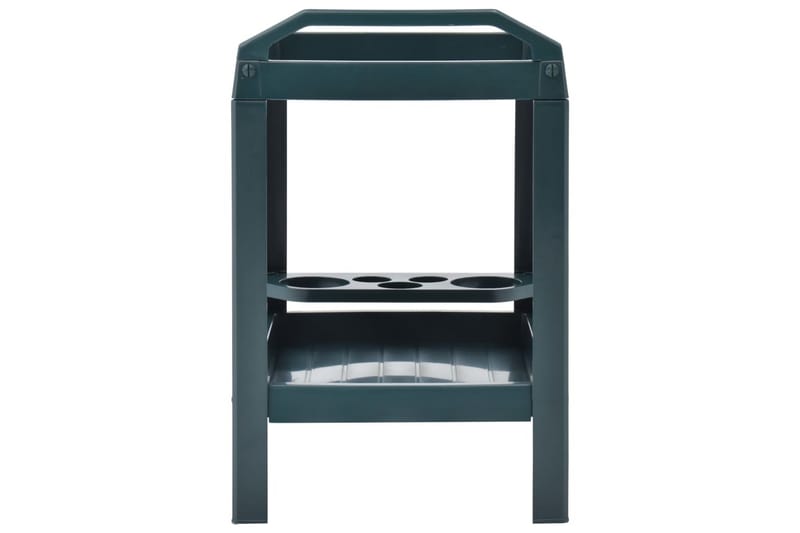 Drikketralle grønn 69x53x72 cm plast - Rullevogn, rullebord & serveringsbord - Trillebord & Serveringsbord