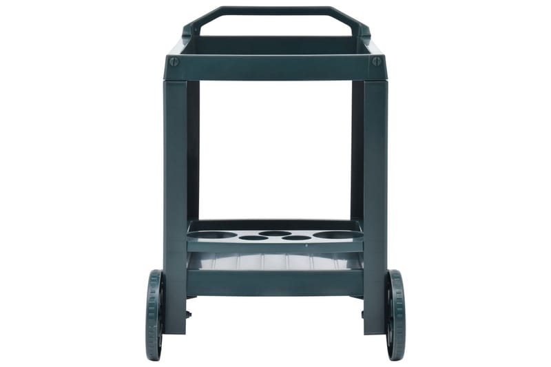Drikketralle grønn 69x53x72 cm plast - Rullevogn, rullebord & serveringsbord - Trillebord & Serveringsbord