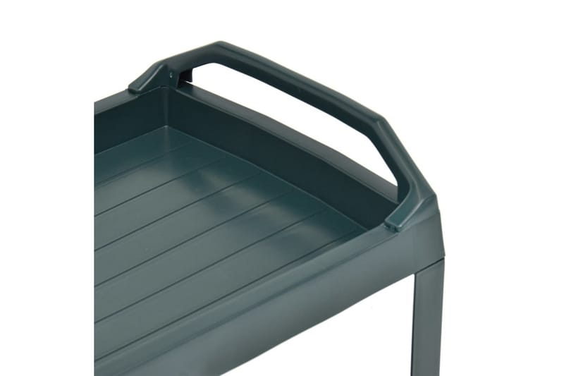 Drikketralle grønn 69x53x72 cm plast - Rullevogn, rullebord & serveringsbord - Trillebord & Serveringsbord