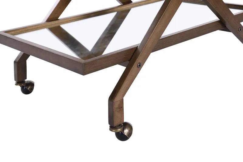 Drinkvogn Erydence - Natur - Møbler - Bord - Serveringsvogn & serveringsbord - Trillebord & Serveringsbord