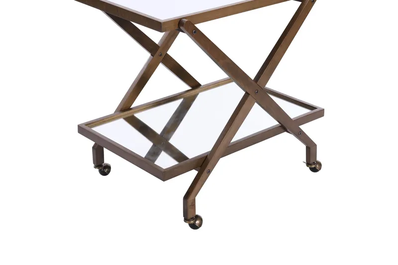 Drinkvogn Erydence - Natur - Møbler - Bord - Serveringsvogn & serveringsbord - Trillebord & Serveringsbord