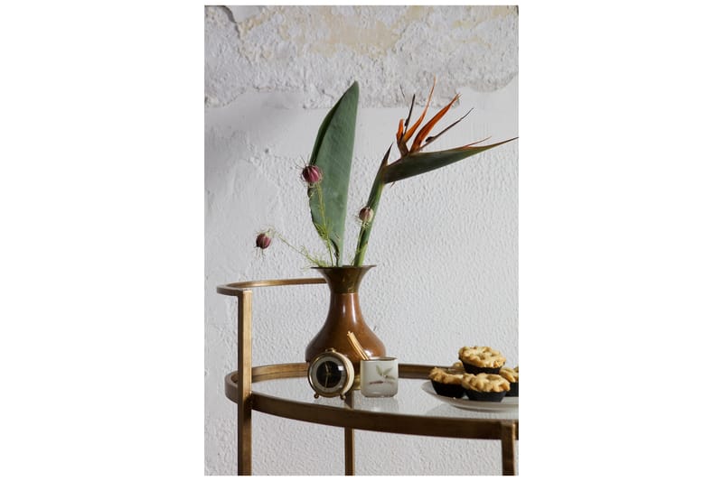 Rullevogn Hoffmans 67 cm - Antikk Messing - Møbler - Bord - Serveringsvogn & serveringsbord - Trillebord & Serveringsbord