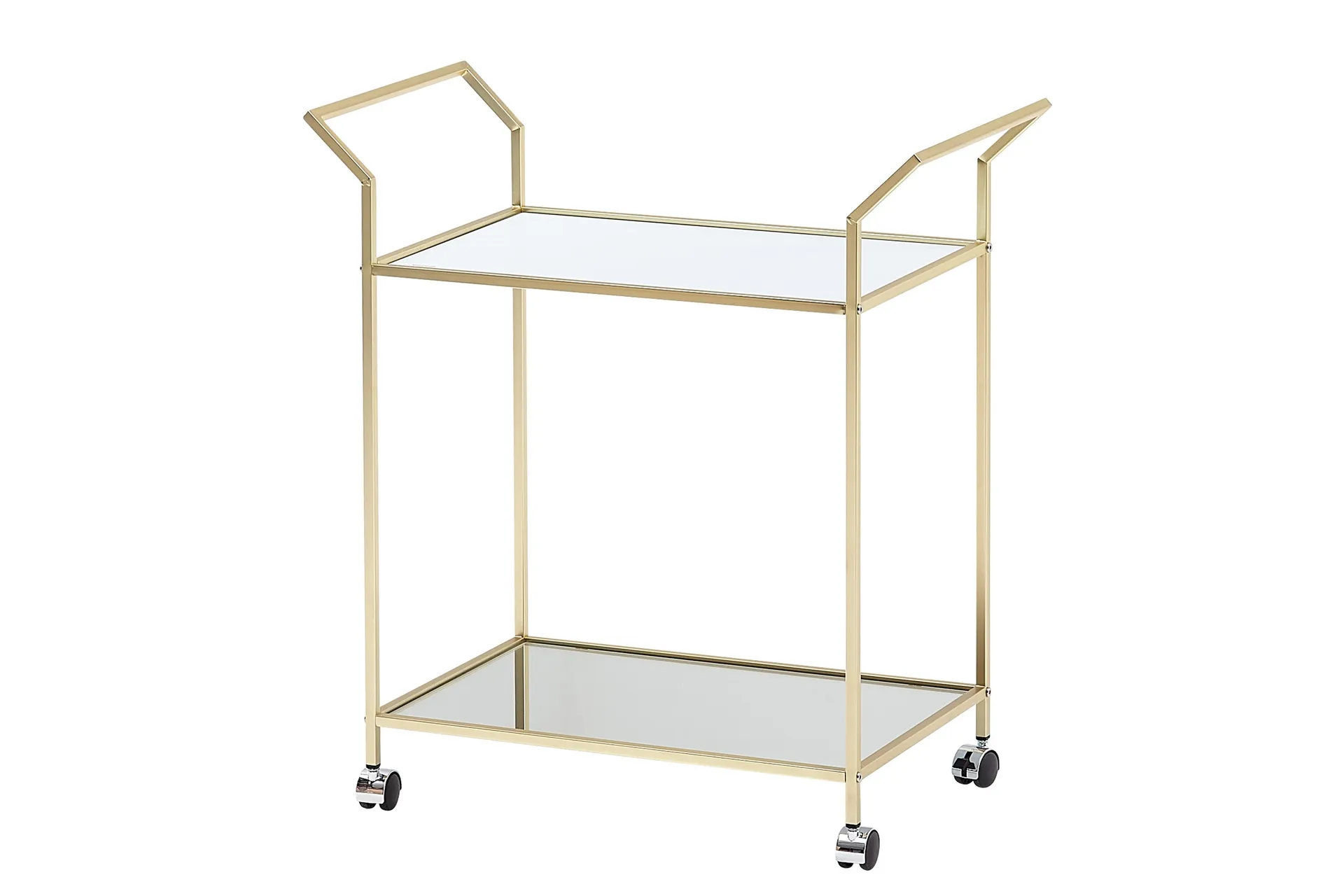 Serveringsvogn Kolanda - Gull - Møbler - Bord - Serveringsvogn & serveringsbord - Trillebord & Serveringsbord