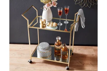 Tultered Serveringsvogn - Gull - Møbler - Bord - Serveringsvogn & serveringsbord - Trillebord & Serveringsbord