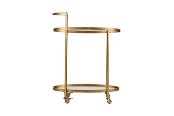 Zemuly Rullevogn 67 cm - Antikk Messing - Møbler - Bord - Serveringsvogn & serveringsbord - Trillebord & Serveringsbord