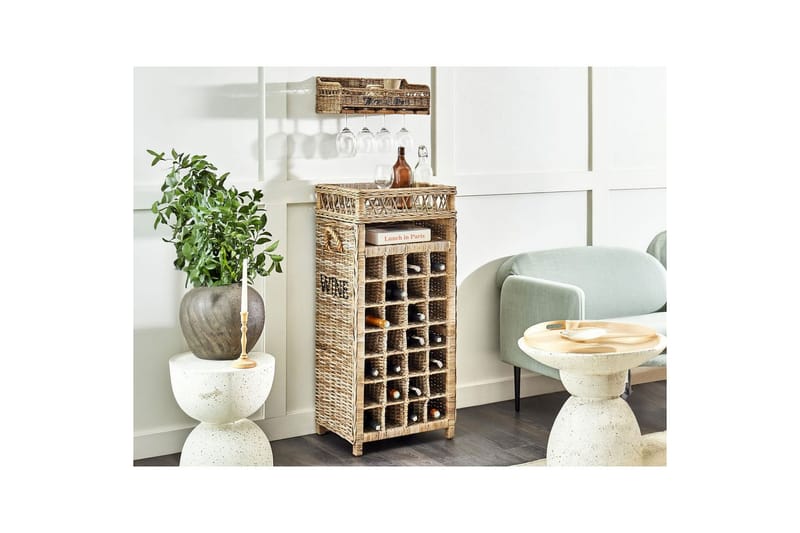 Vinskap Basira - Møbler - Bord - Serveringsvogn & serveringsbord - Trillebord & Serveringsbord