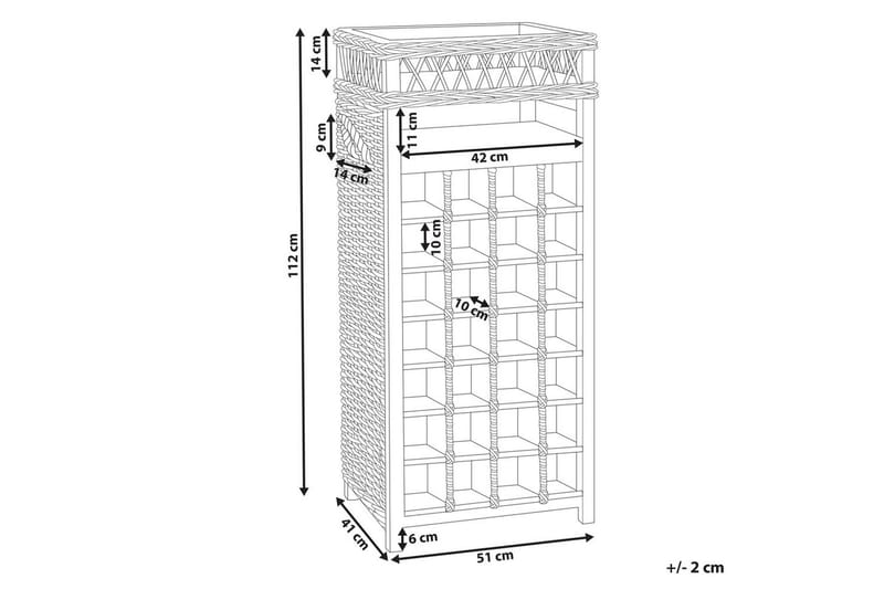 Vinskap Basira - Møbler - Bord - Serveringsvogn & serveringsbord - Trillebord & Serveringsbord