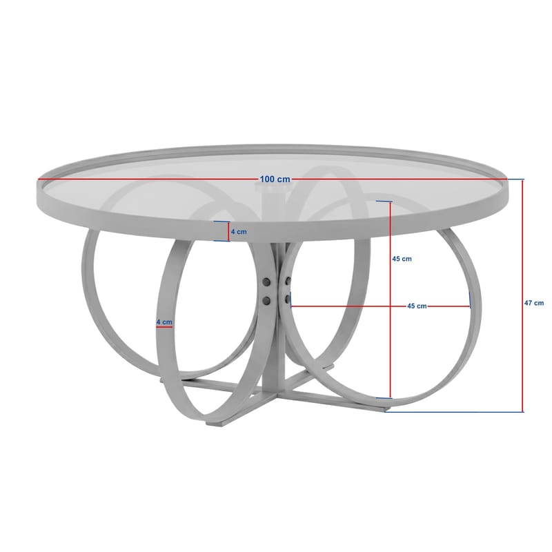 Setira Sofabord 100 cm - Valnøtt - Møbler - Bord - Sofabord & salongbord