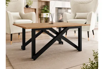 Seyloren Sofabord 100 cm - Brun/Svart - Møbler - Bord - Sofabord & salongbord