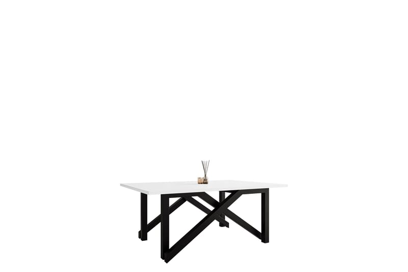 Seyloren Sofabord 100 cm, Hvit/Svart