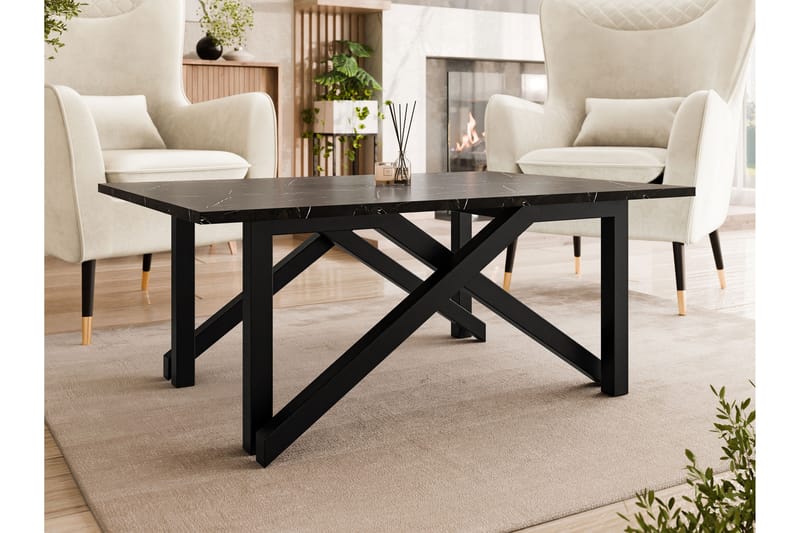 Seyloren Sofabord 100 cm - Svart - Møbler - Bord - Sofabord & salongbord