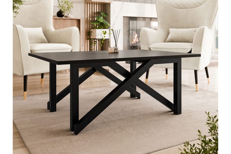 Seyloren Sofabord 100 cm - Svart - Møbler - Bord - Sofabord & salongbord